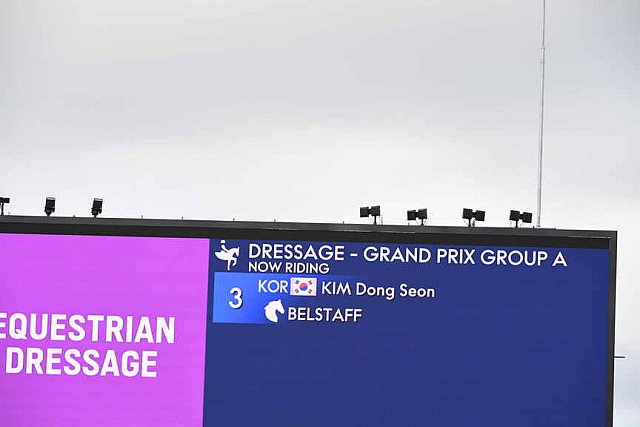 OLY-2020-DRESSAGE-GP DAY1-7-24-21-2051-147-SEAN KIM DONG-BELSTAFF-KOR -DDEROSAPHOTO