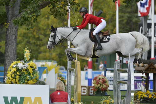 Spruce-Meadows-9-5-13-9288-PenelopeLeprevost-DameBlancheVanArenberg-FRA-DDeRosaPhoto