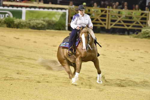 WEG-Reining-8-30-14-0000658-MandyMcCutcheon-YellowJersey-USA-DDeRosaPhoto