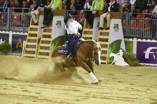 WEG-Reining-8-30-14-0000716-MandyMcCutcheon-YellowJersey-USA-DDeRosaPhoto